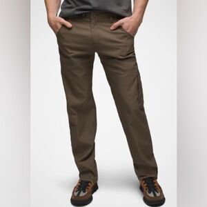NWT Men’s Prana Stretch Zion E-Waist Pant II Size 32 x30 Mud Brown